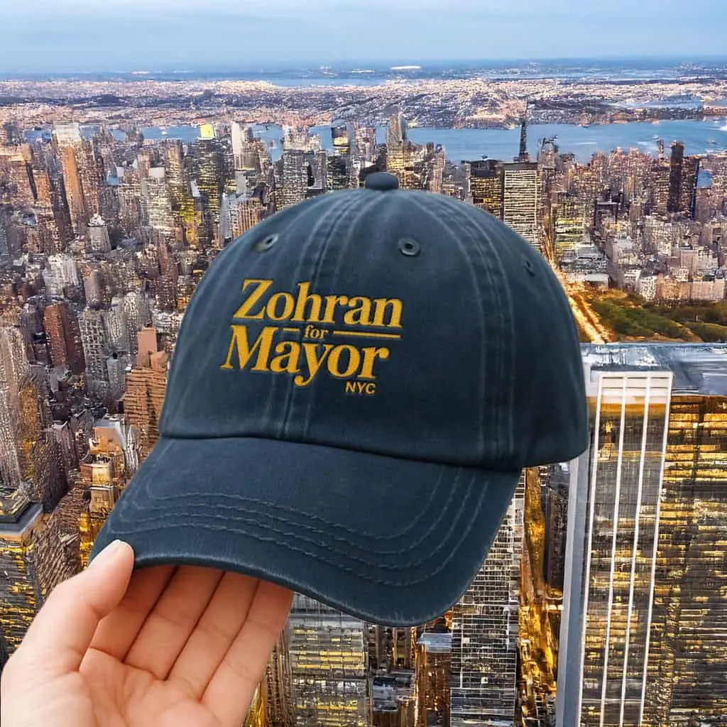 Zohran Mamdani For Mayor NYC Hat Political Activism Baseball Cap New York Campaign Gifts