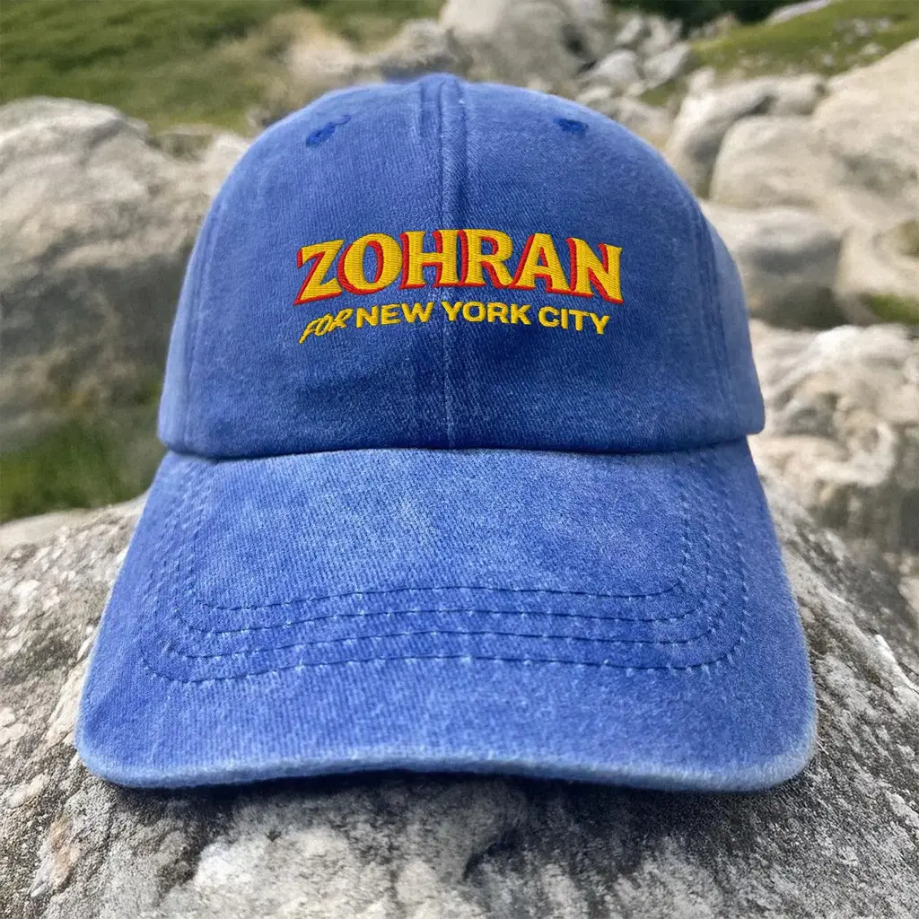 Zohran Mamdani Merch Embroidered Zohran For NYC Hat Dad Christmas Gifts - Wear&Decor