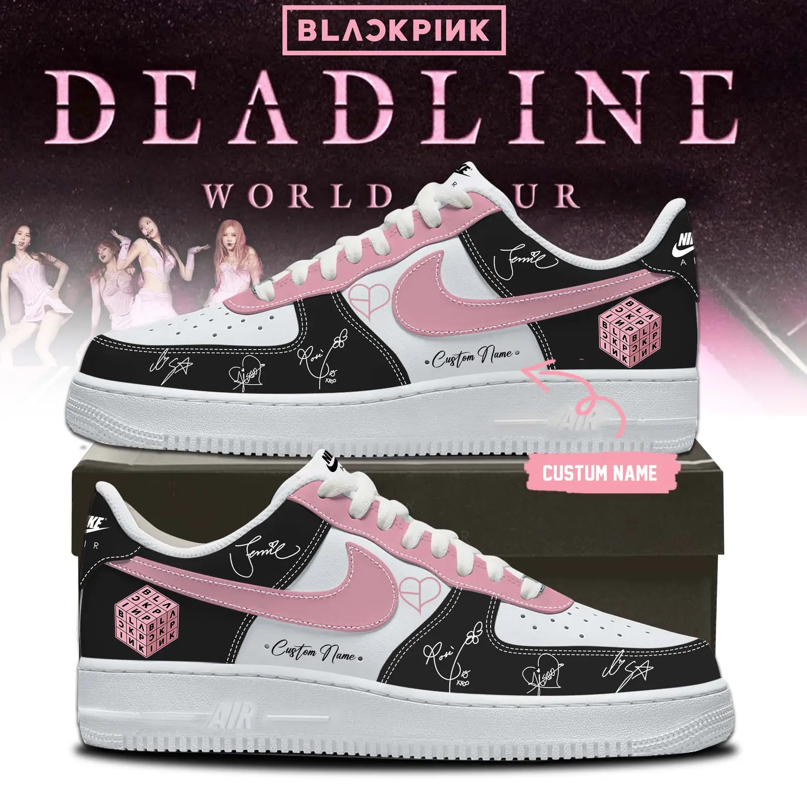 ”Deadline World Tour” Limited Edition Air Force 1 Shoes 7 