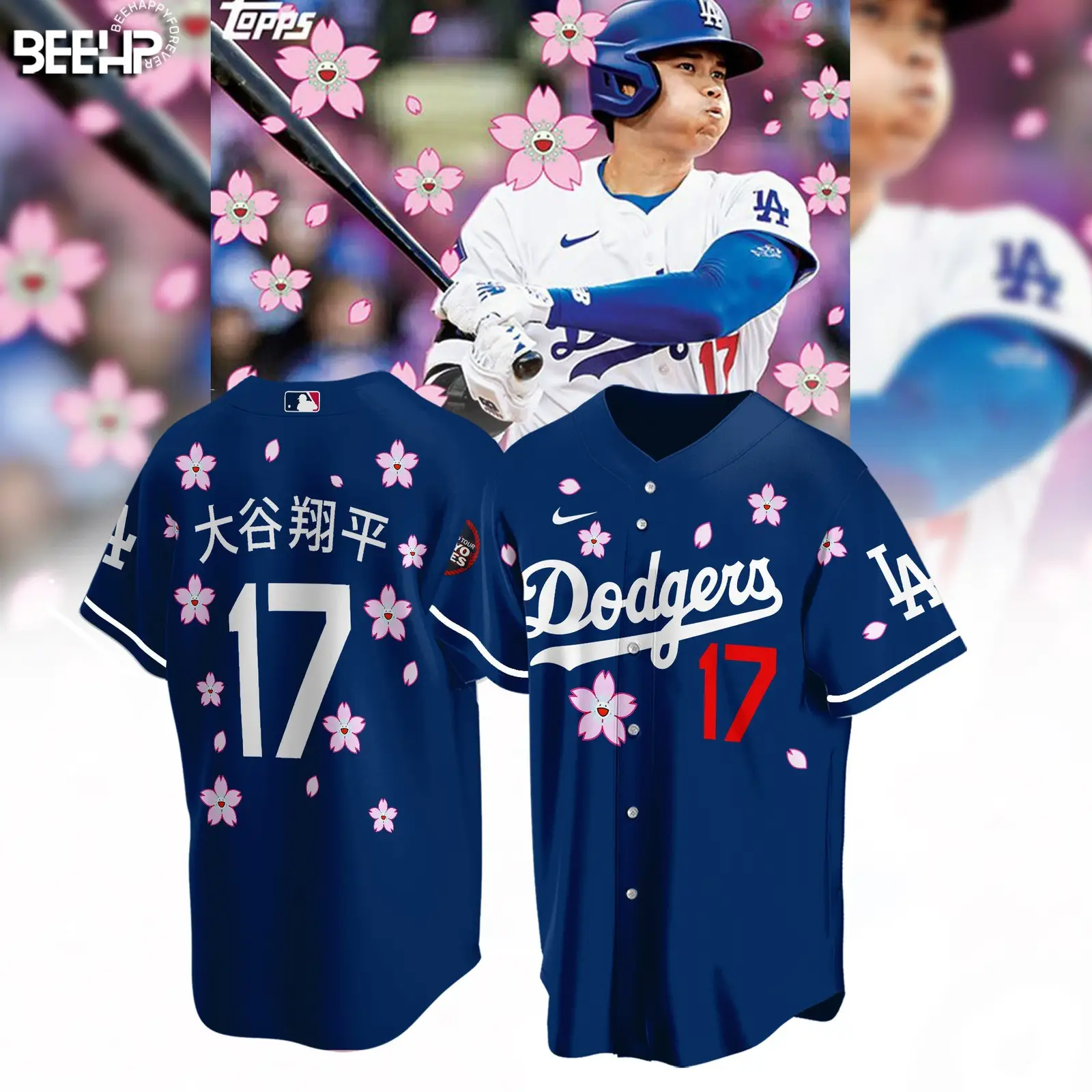 17 Tokyo Series X Takashi Murakami Los Angeles Dodgers Baseball Jersey Gifts For Dodgers Fans - Tazila