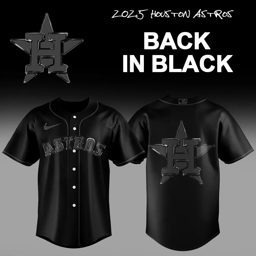 2023 Houston Astros Black Jersey – Limited Edition Fan Gear