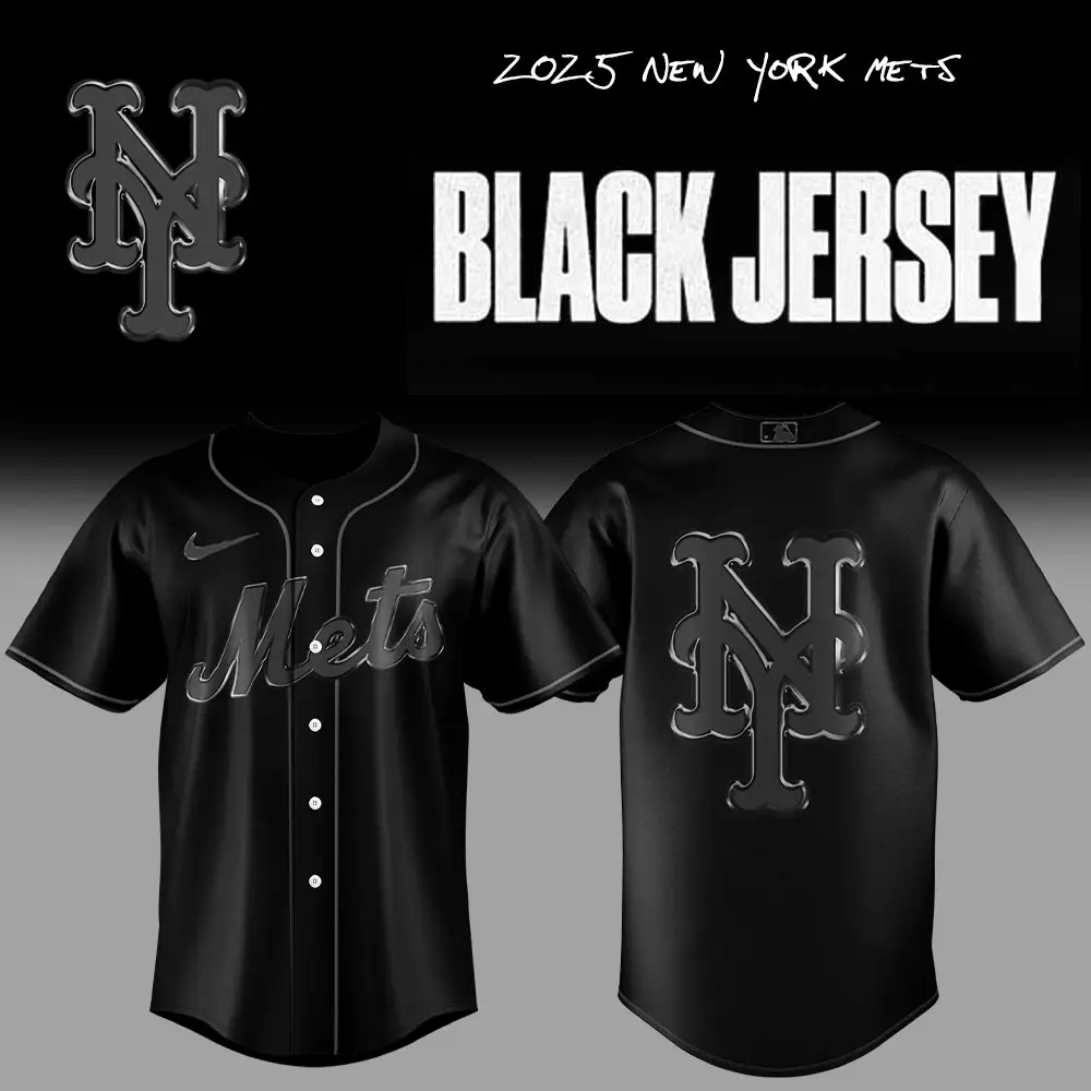 2023 New York Mets Black Jersey – Official Mlb Team Apparel For Fans