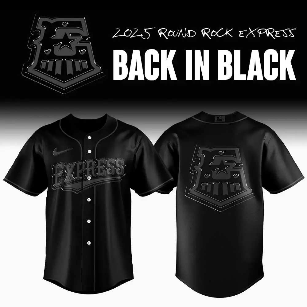 2023 Round Rock Express Black Jersey - Limited Edition Fan Gear