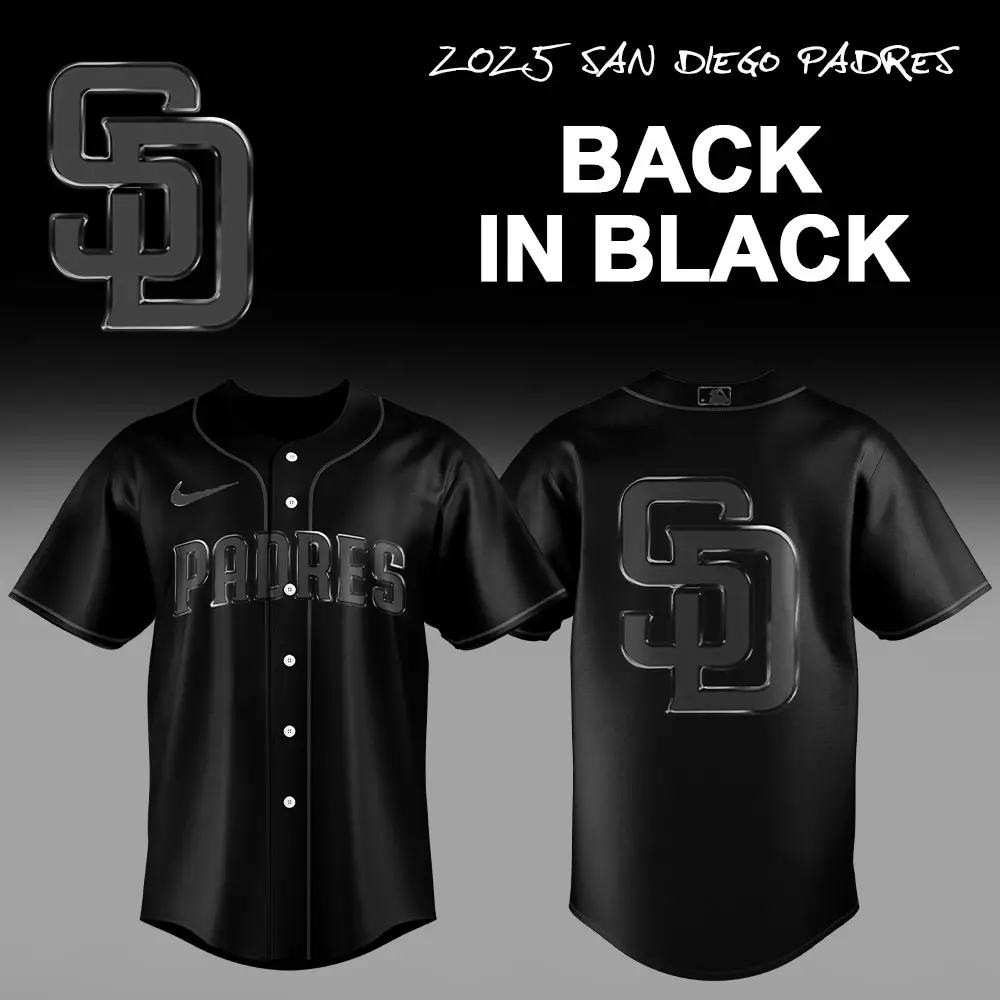 2023 San Diego Padres Black Jersey – Limited Edition Stylish Fan Gear
