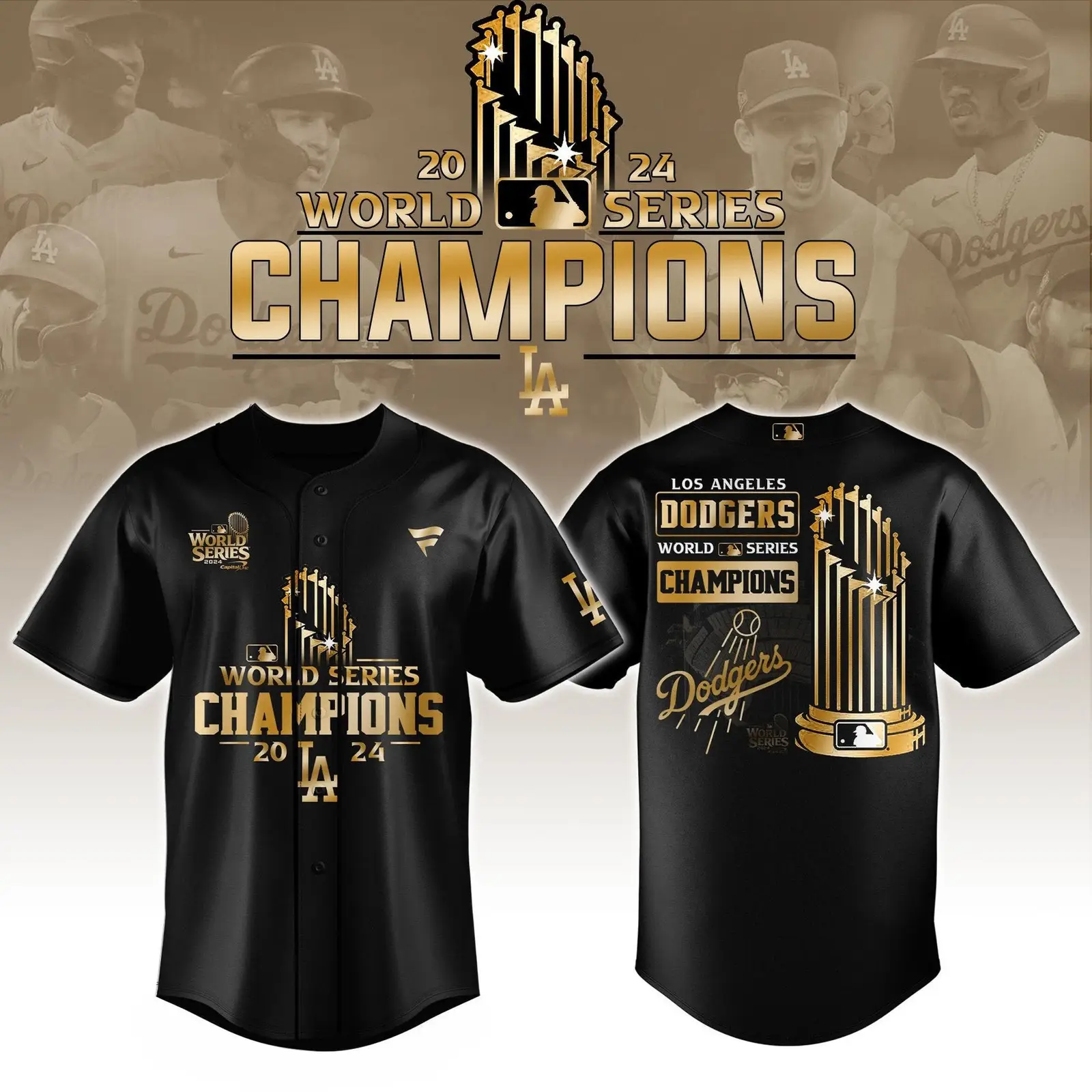 2024 Premium Los Angeles Jersey Shirt LA Dodgers World Series Champions Shirt Gifts For Son In Laws - Tazila 2024 Premium Los Angeles Jersey Shirt LA Dodgers World Series Champions Shirt Gifts For Son In Laws - Tazila - Image 1