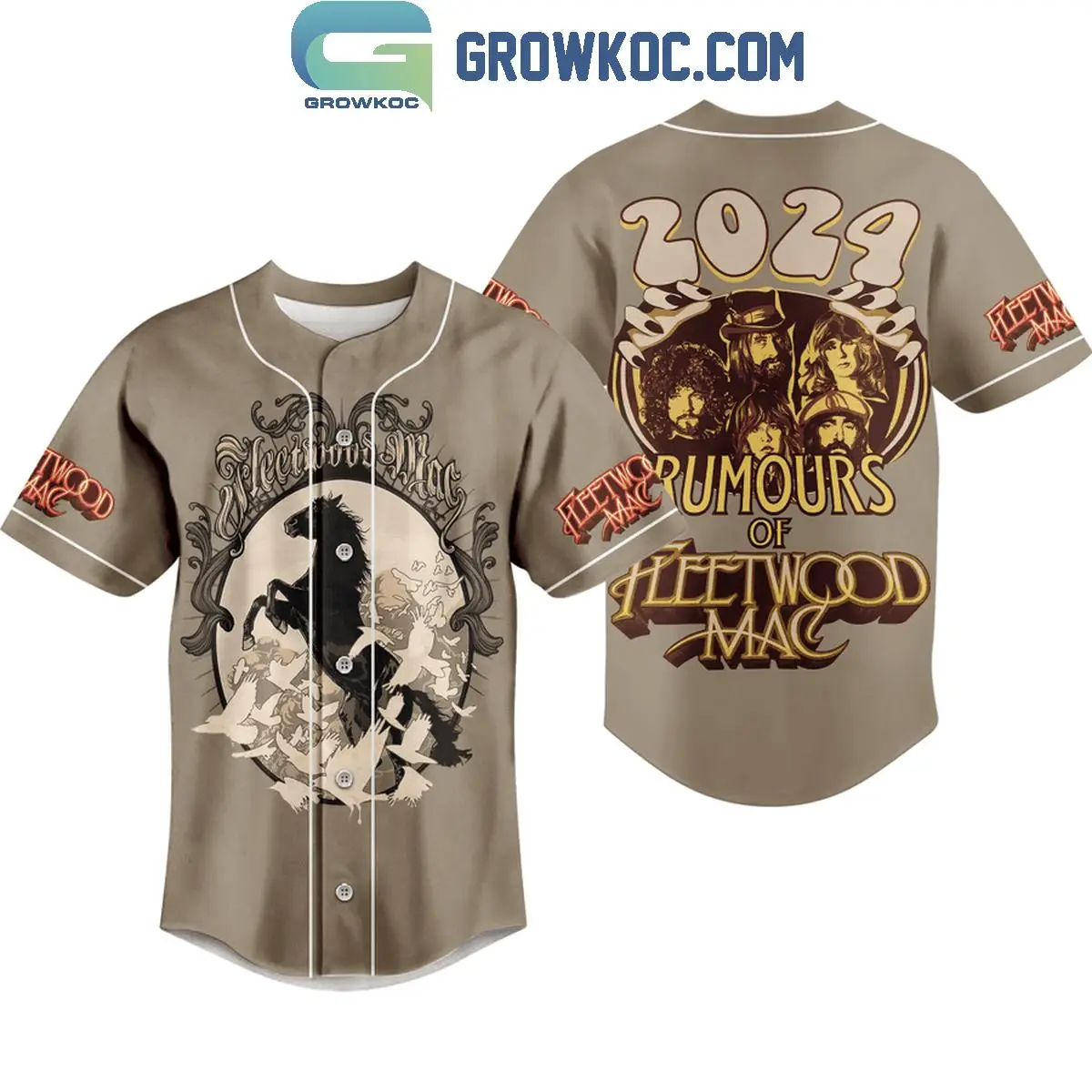 2024 Rumours Of Fleetwood Mac Tour Personalized Baseball Jersey