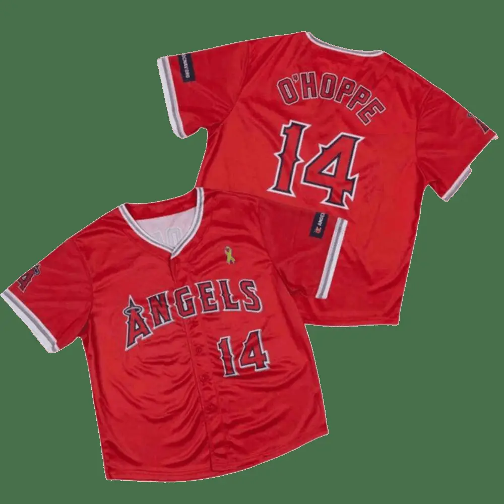 2025 Angels Logan O'Hoppe Youth Jersey Angels Merch Best Gifts For Dad - Tazila