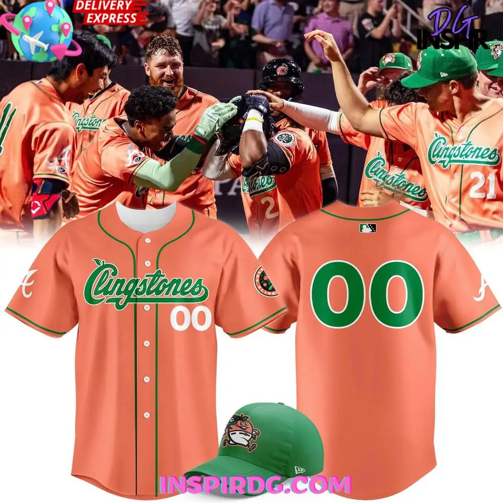 2025 Columbus Clingstones X Peach Special Baseball Jersey