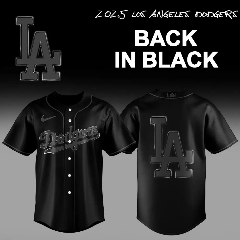 2025 Limited Edition Los Angeles Black Jersey - Stylish & Iconic Design