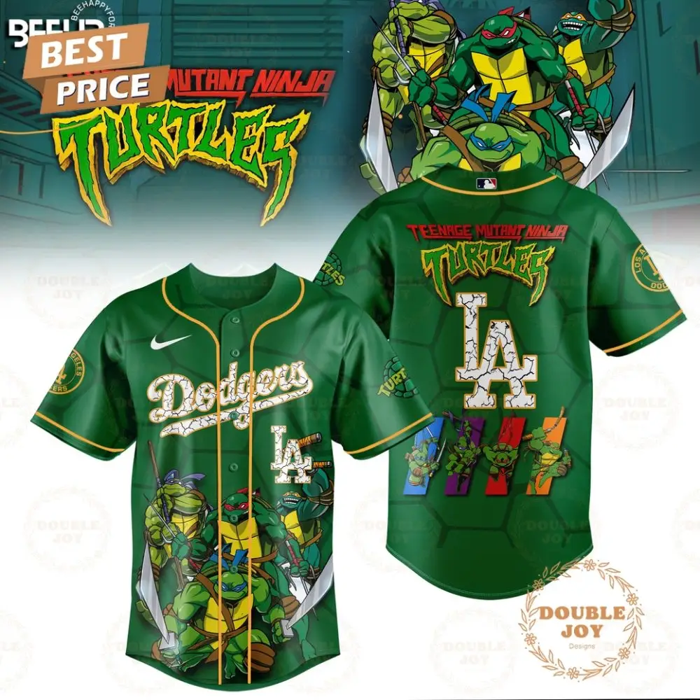 2025 Los Angeles Dodgers Teenage Mutant Ninja Turtles Special Edition Baseball Jersey