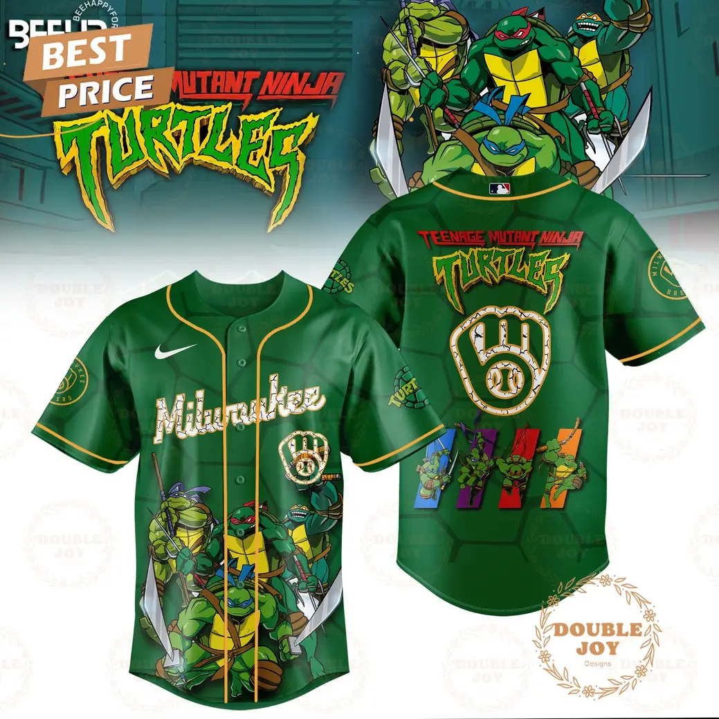 2025 Milwaukee Brewers Teenage Mutant Ninja Turtles Special Edition Baseball Jersey