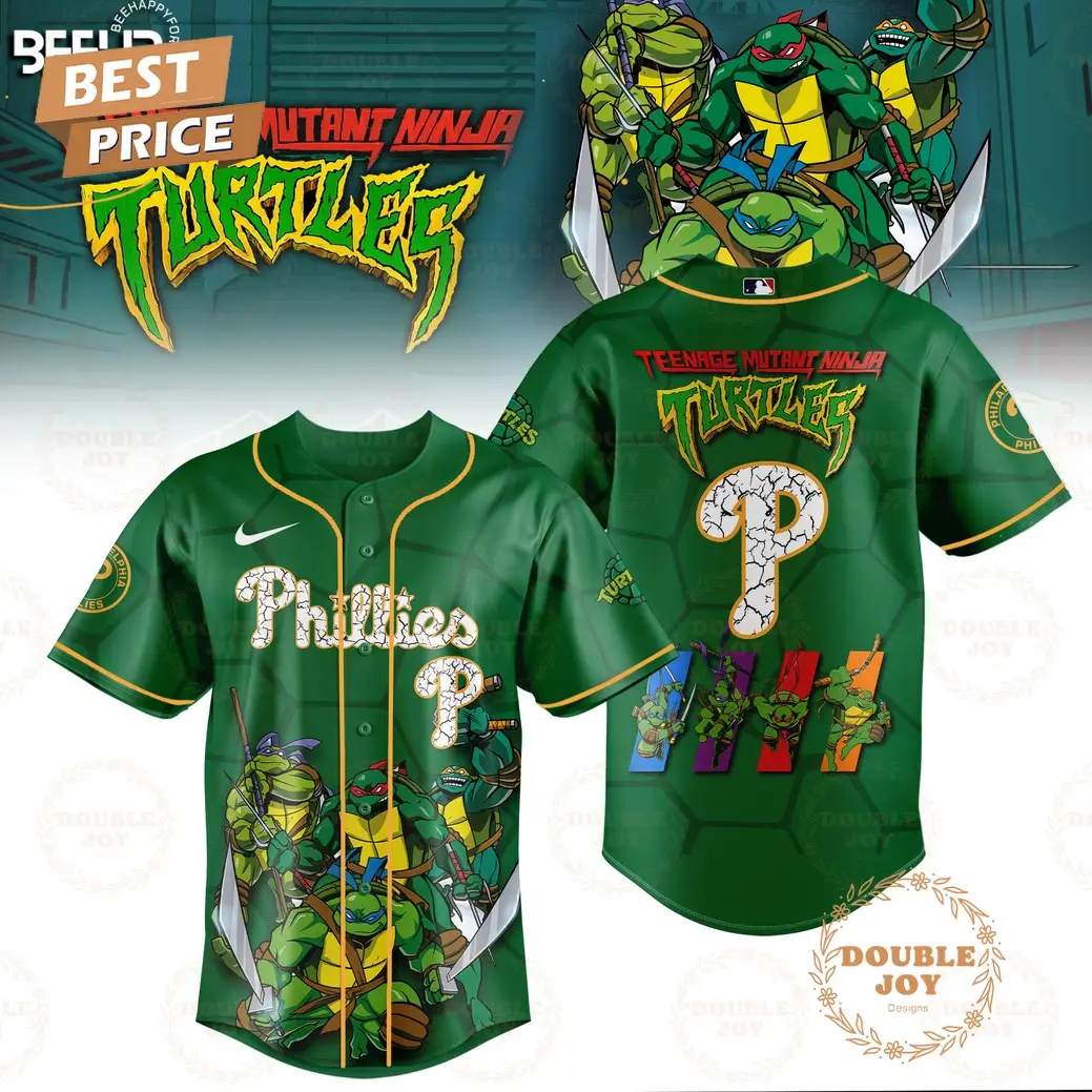 2025 Philadelphia Phillies Teenage Mutant Ninja Turtles Special Edition Baseball Jersey