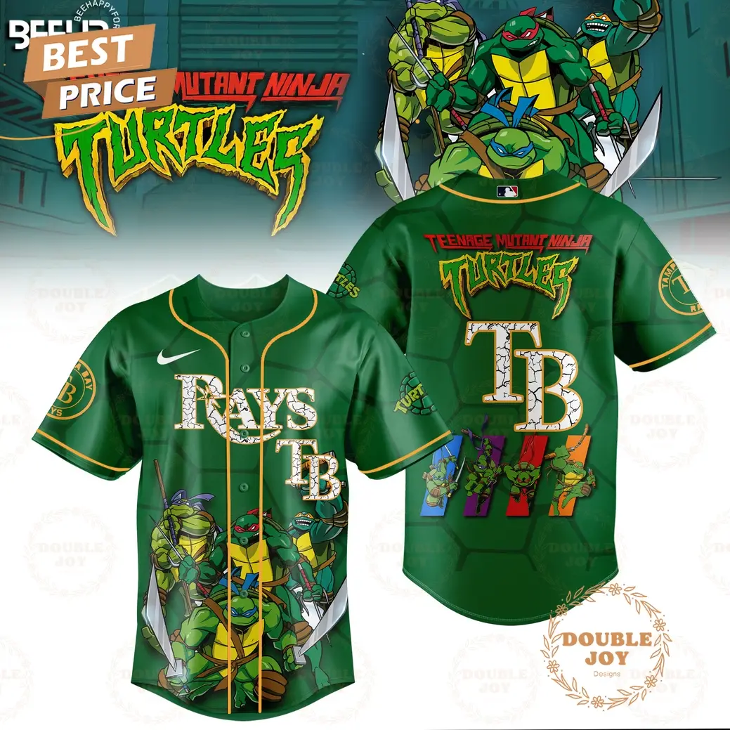 2025 Tampa Bay Rays Teenage Mutant Ninja Turtles Special Edition Baseball Jersey 2025 Tampa Bay Rays Teenage Mutant Ninja Turtles Special Edition Baseball Jersey - Image 1