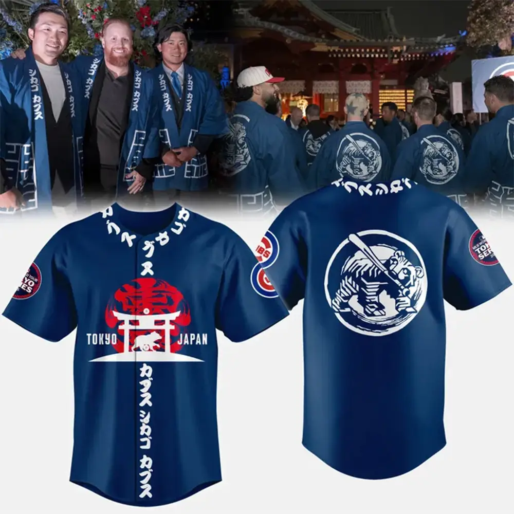 2025 Tokyo Series Chicago Cubs Jersey Best Gifts For Baseball Fans - Tazila