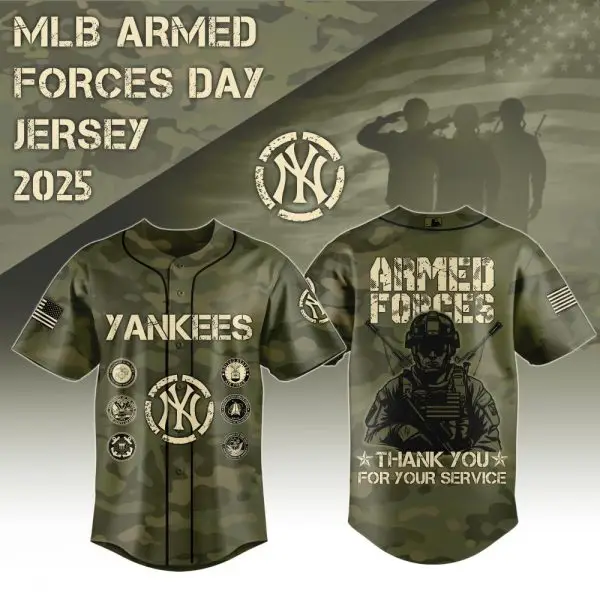 2025 Yankees Armed Forces Day Camo Jersey - Honor & Style For Mlb Fans!