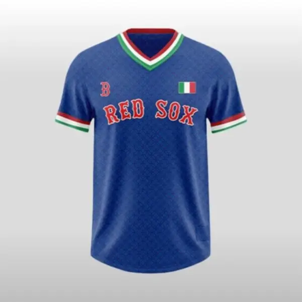 2026 Boston Red Sox Italian Jersey Boston Red Sox Merch Gifts For Baseball Lovers