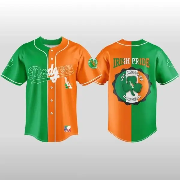 2026 La Dodgers X Irish Heritage Baseball Jersey
