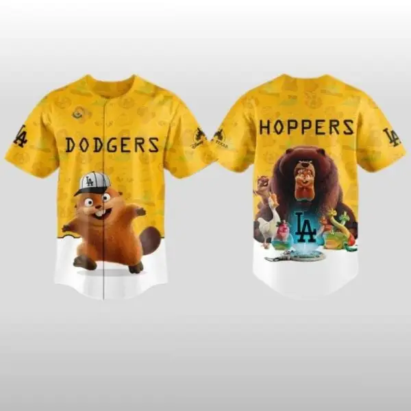 2026 Los Angeles Dodgers Hoppers Movie Baseball Jersey