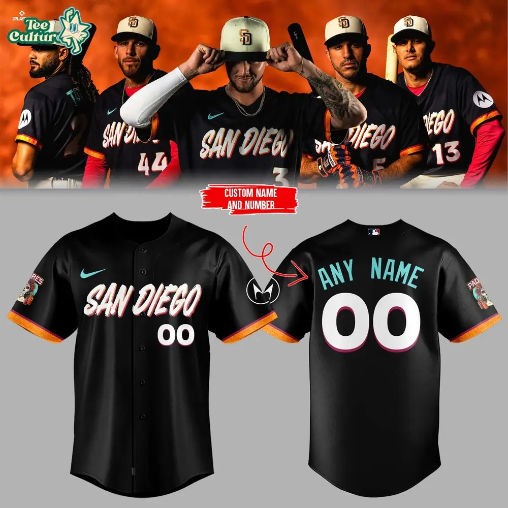 2026 San Diego Padres City Connect Custom Jersey