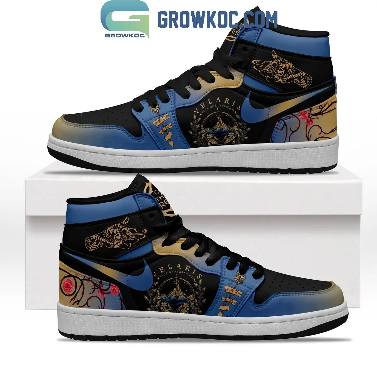 A Court Of Thorns And Roses Elaris The City Of Starlight Air Jordan 1 Shoes A Court Of Thorns And Roses Elaris The City Of Starlight Air Jordan 1 Shoes - Image 1