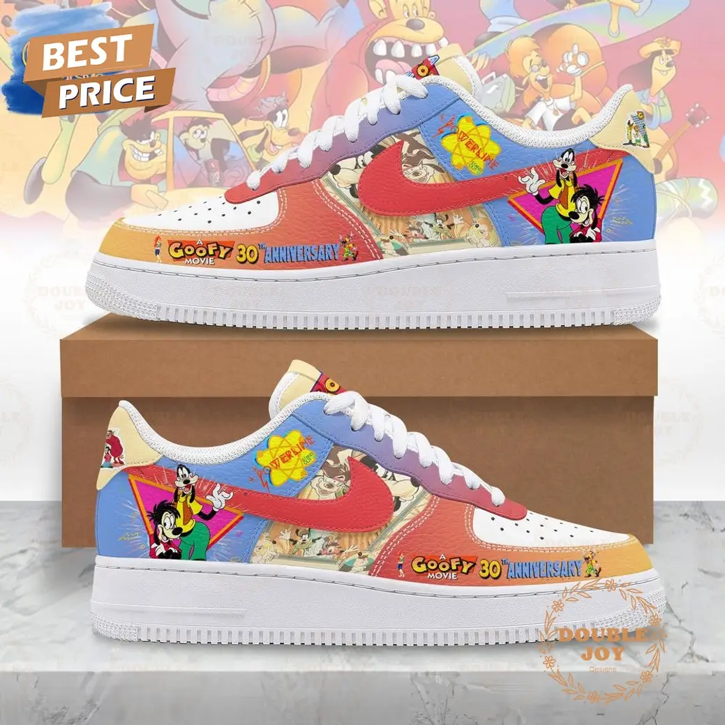 A Goofy Movie 30th Anniversary Limited Edition Air Force 1 Sneakers