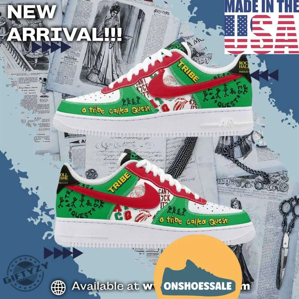 A Tribe Called Quest Rock And Roll Music Hall Of Fame Introduction Air Force 1 Shoes, Gifts for Fans - Best Gift Shoes