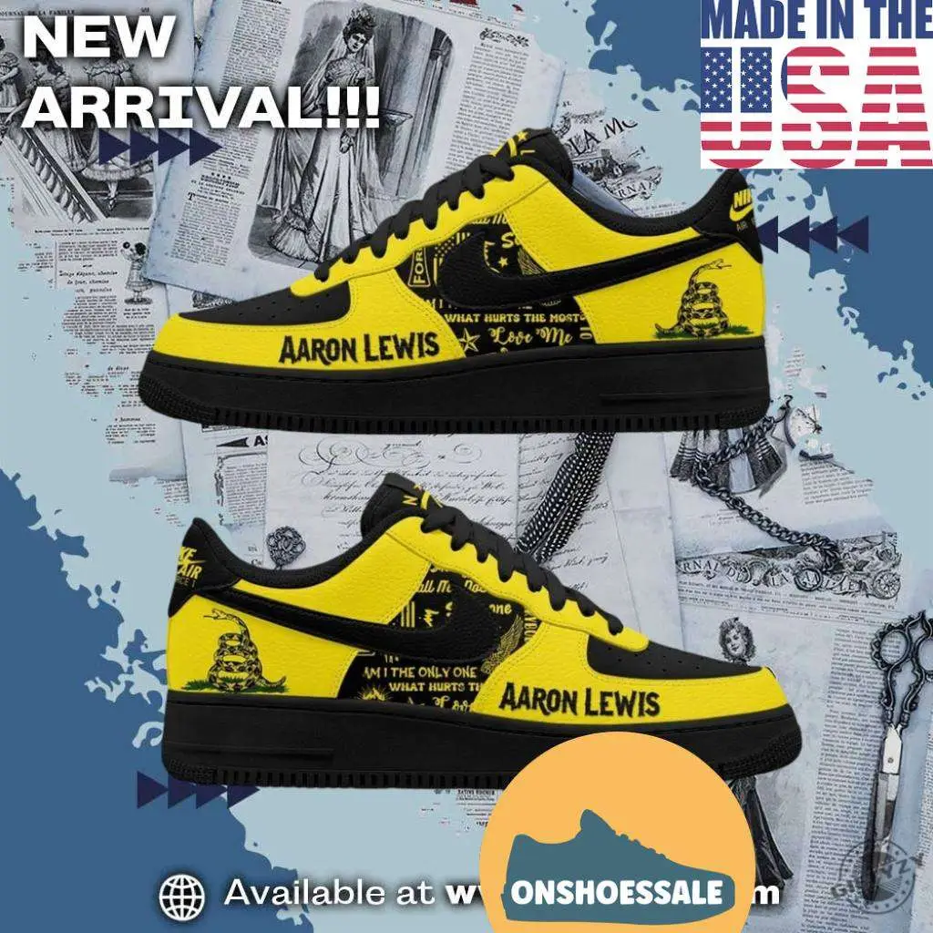 Aaron Lewis American Musician What Hurts The Most Air Force 1 Shoes, Gifts for Fans - Best Gift Shoes Aaron Lewis American Musician What Hurts The Most Air Force 1 Shoes, Gifts for Fans - Best Gift Shoes - Image 1