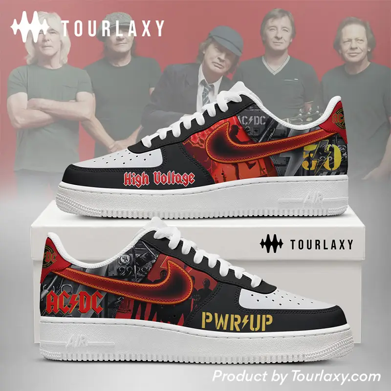 ACDC Rock Band V2 Air Force 1 Shoes  