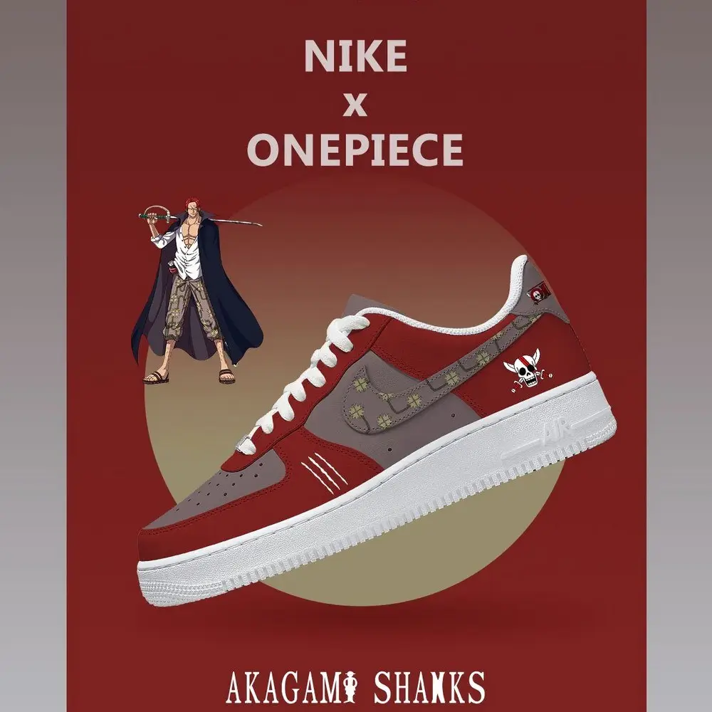 Akagami Shanks One Piece Limited Low Top Shoes