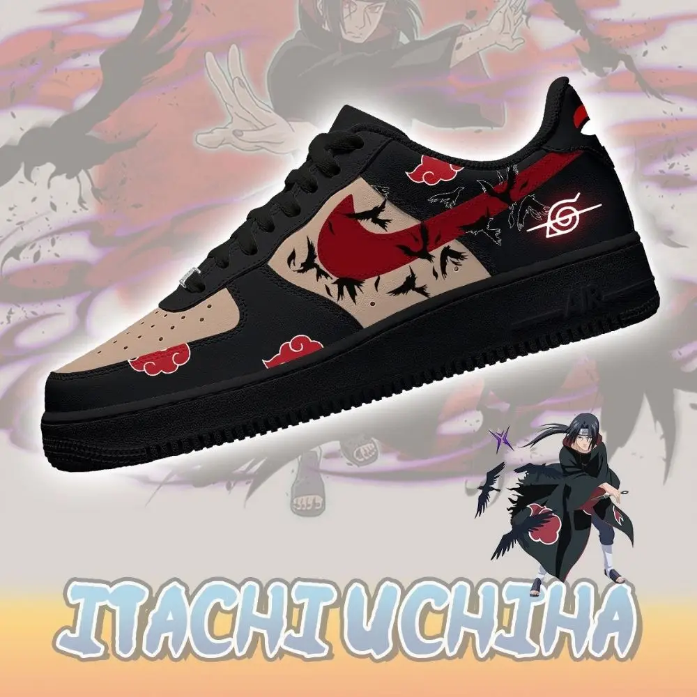 Akatsuki Itachi Uchiha No.4 Naruto AF1 Shoes