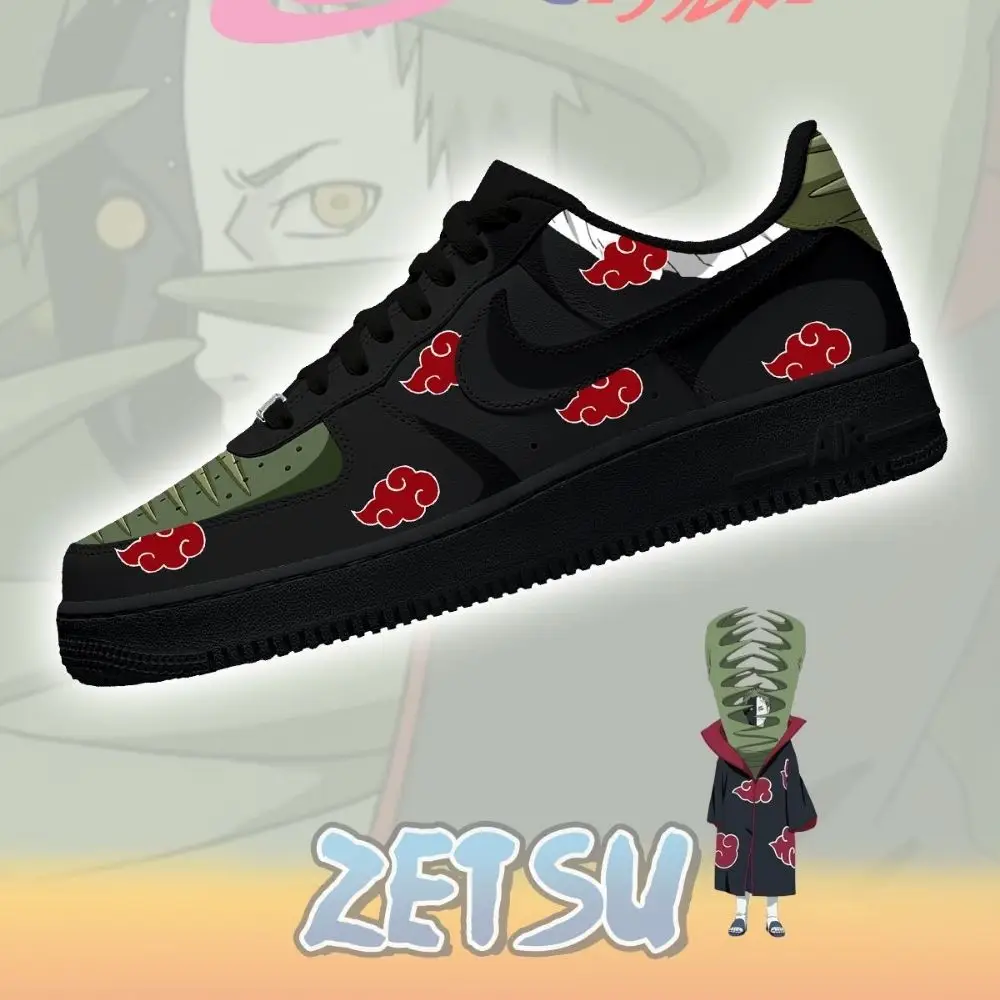 Akatsuki Zetsu Naruto AF1 Shoes
