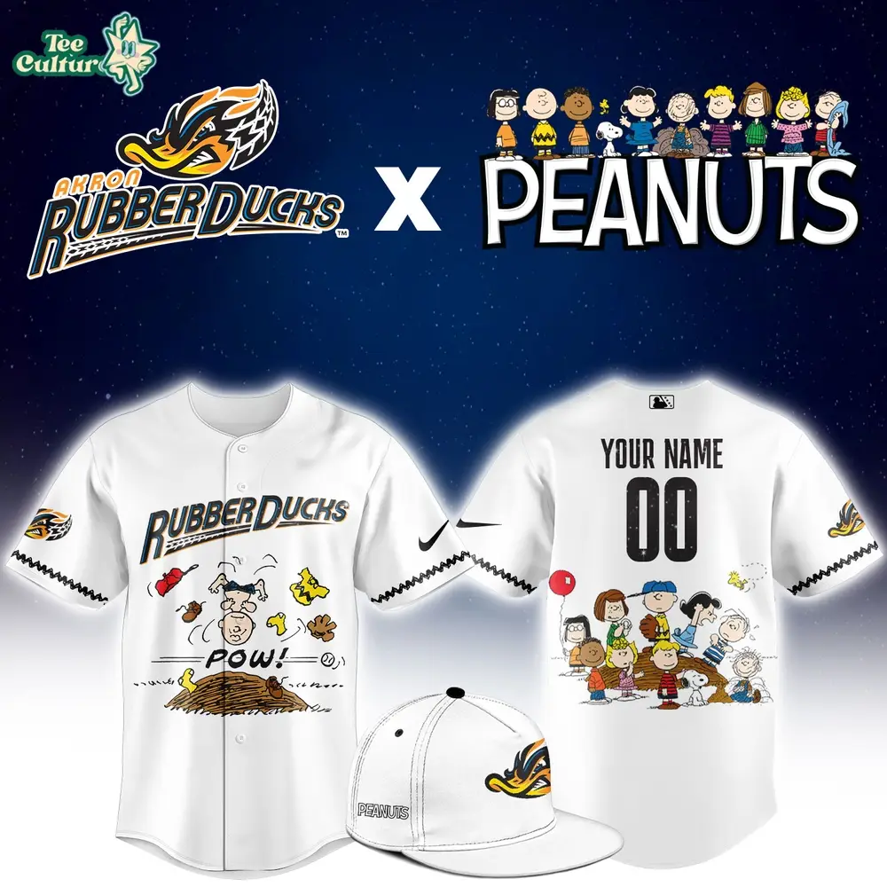Akron RubberDucks Peanuts Night Limited Jersey Akron RubberDucks Peanuts Night Limited Jersey - Image 1