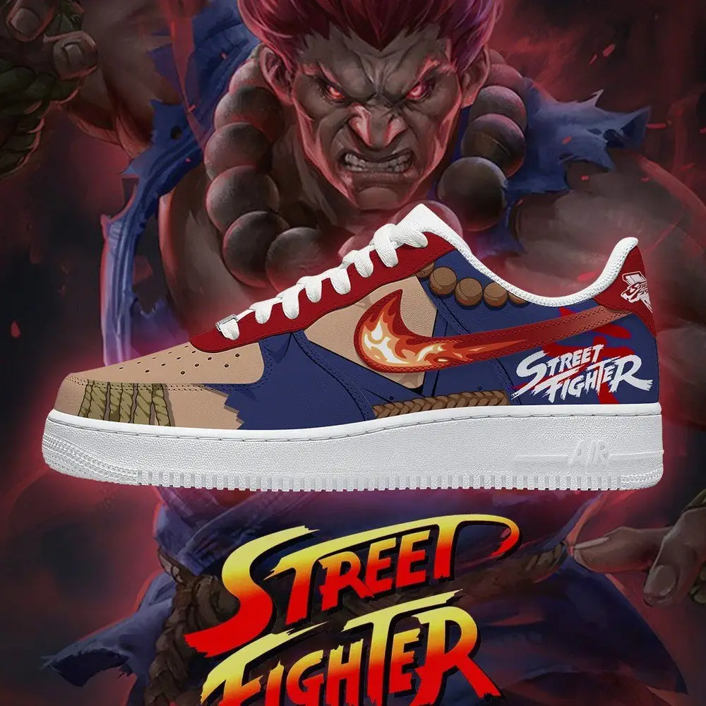 Akuma Street Fighter Low Top Shoes
