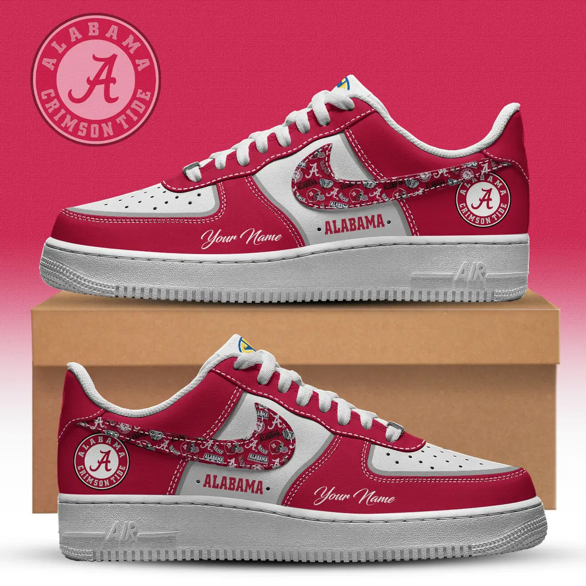 Alabama Special Air Force 1 Limited Edition Shoes | WT43