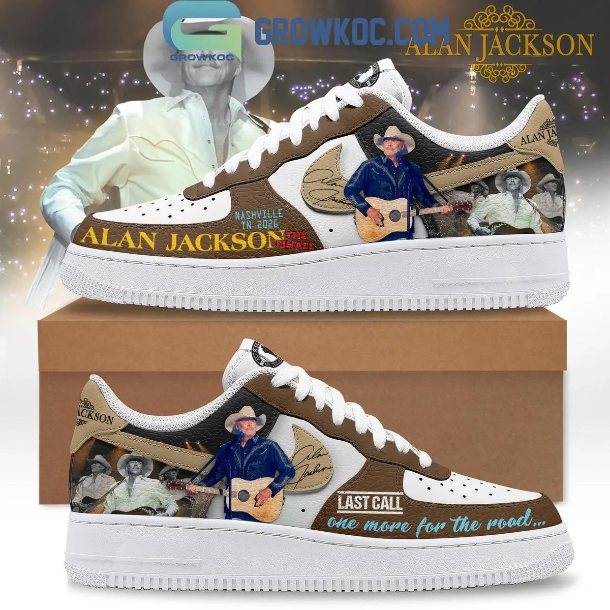 Alan Jackson Nashville TN 2026 Air Force 1 Shoes