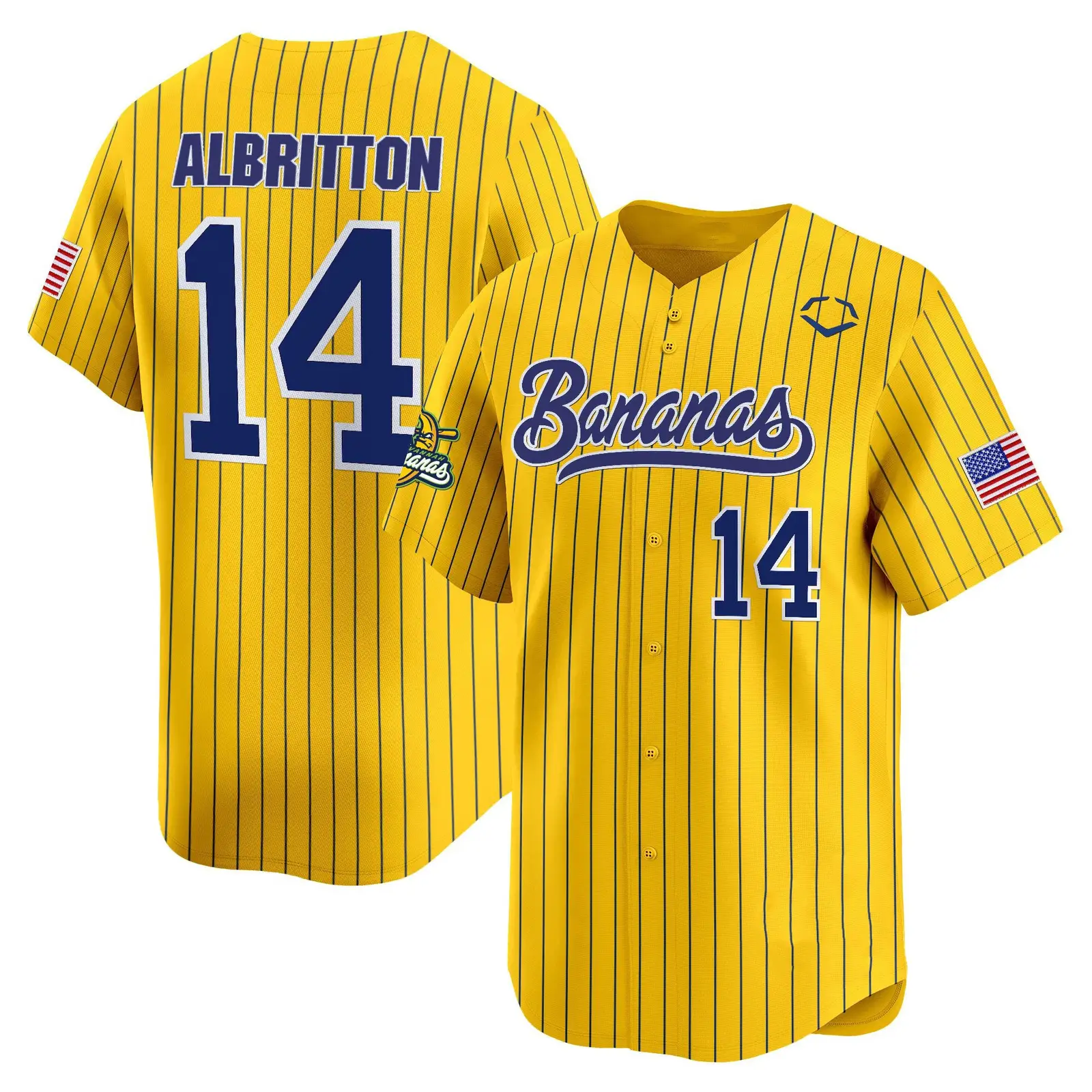 Albritton Bananas 14 Baseball Jersey Best Gifts For Baseball Lovers - Tazila