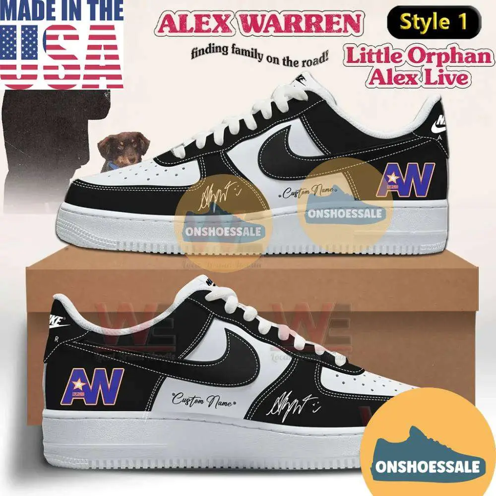 Alex Warren Little Orphan Alex Tour 2026 Air Force 1 Shoes - Best Gift Shoes