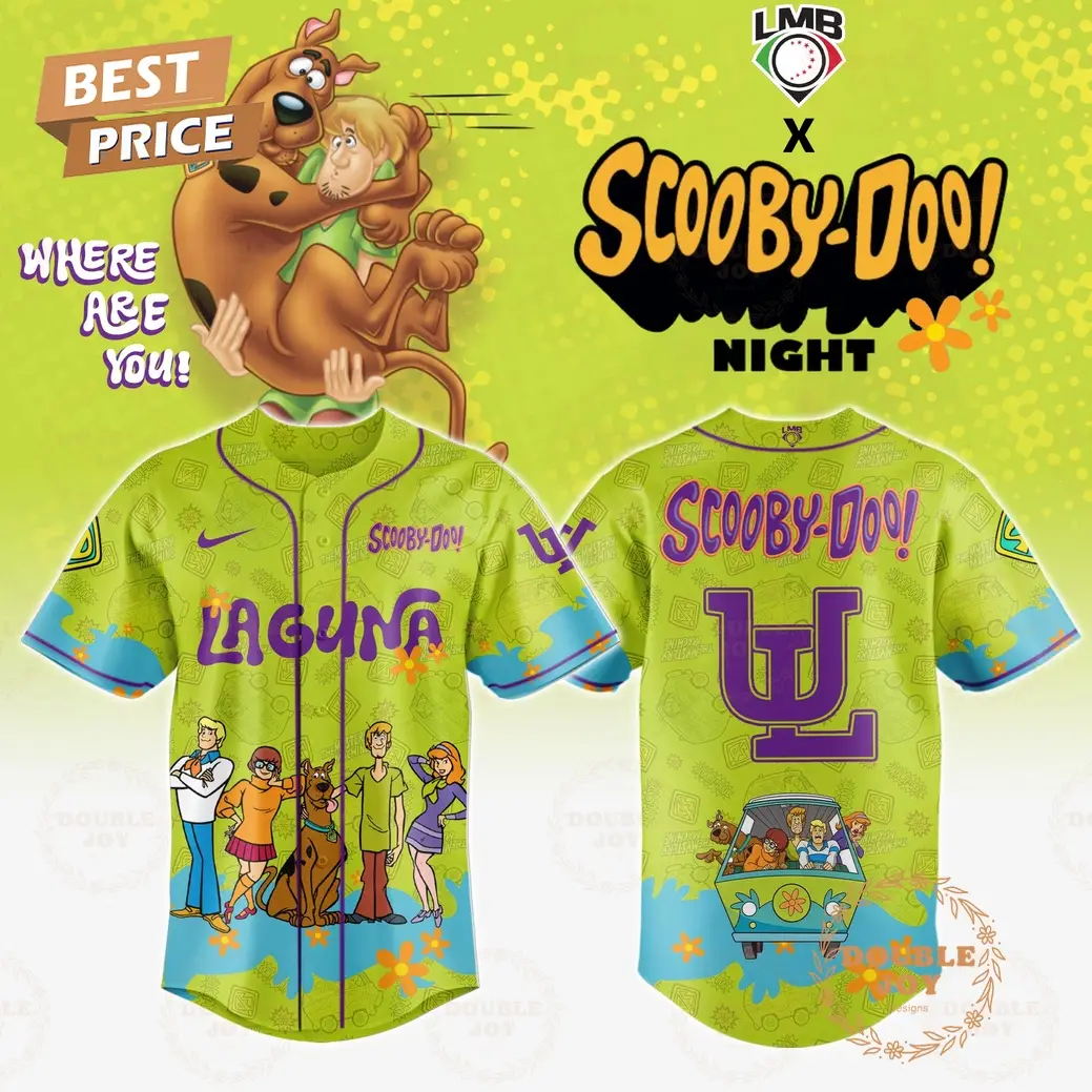 Algodoneros De Unión Laguna Where Are You! Scooby-Doo! Night 2025 Limited Edition Baseball Jersey