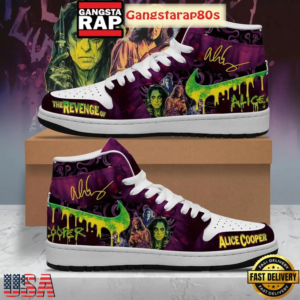 Alice Cooper The Revenge Of Air Jordan 1 Shoes Running Sneakers
