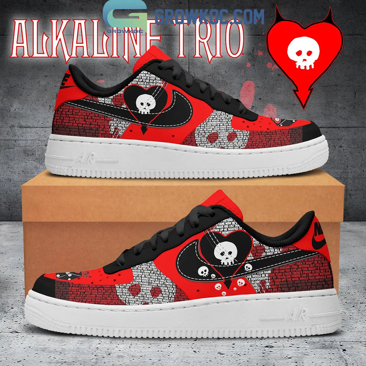Alkaline Trio This Could Be Love Fan Air Force 1 Shoes
