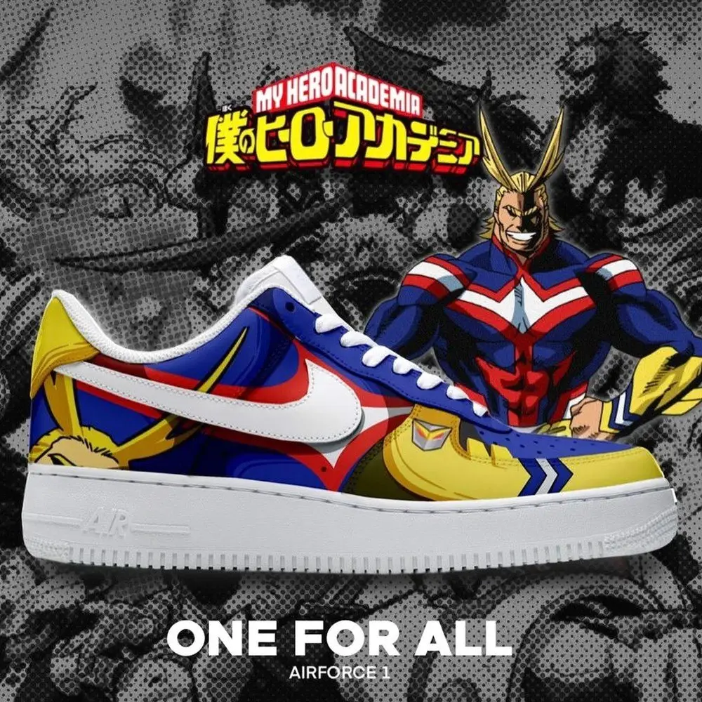 All Might My Hero Academia AF1 Shoes All Might My Hero Academia AF1 Shoes - Image 1