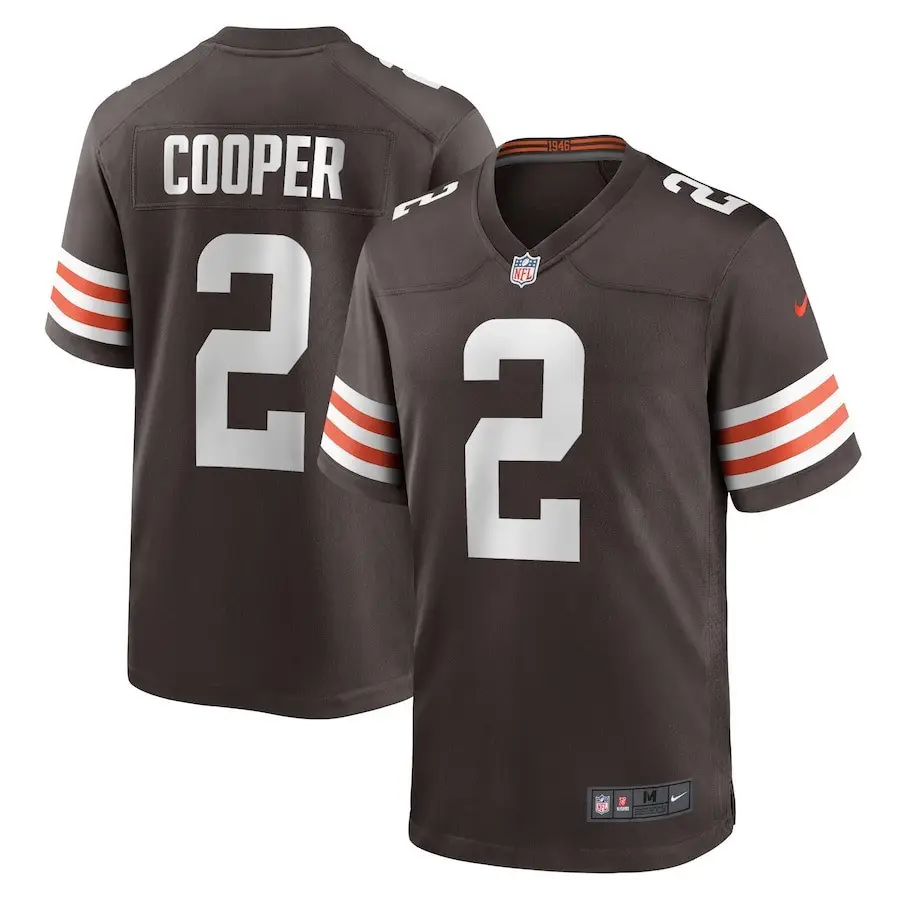 Amari Cooper Cleveland Browns Jersey Uniforms Player Jersey Merch Best Gifts For Fans - Tazila