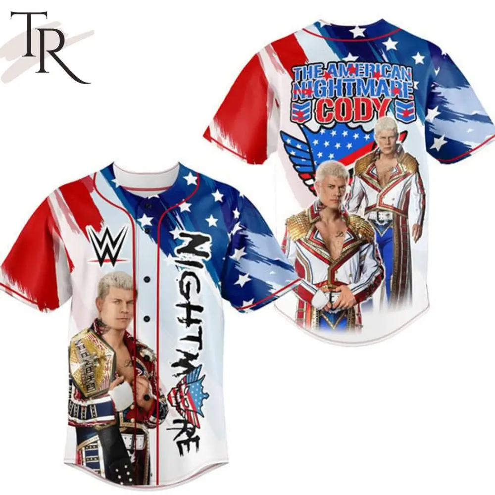 American Nightmare Cody Wrestling Jersey – Patriotic Design, Unisex, Limited Edition