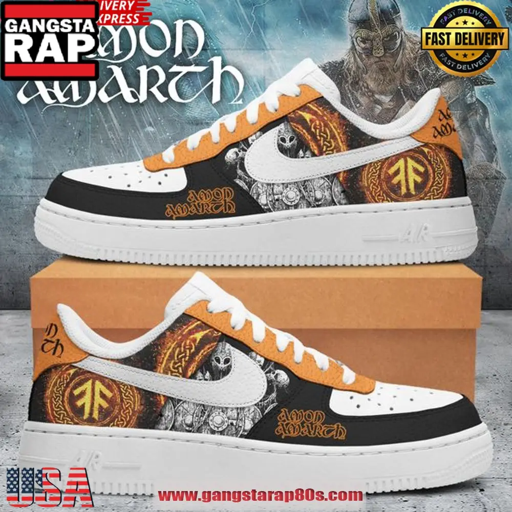 Amon Amarth Vikings New Edition Air Force 1 Sneakers Shoes Amon Amarth Vikings New Edition Air Force 1 Sneakers Shoes - Image 1