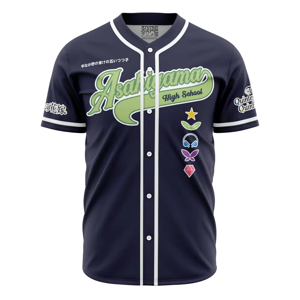 Anime-Inspired Baseball Jersey - Asahiyama High School Cosplay Shirt