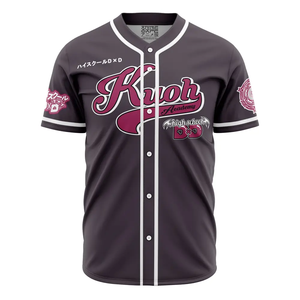 Anime-Inspired Kuoh Academy Baseball Jersey – Stylish High School Dxd Fan Gear