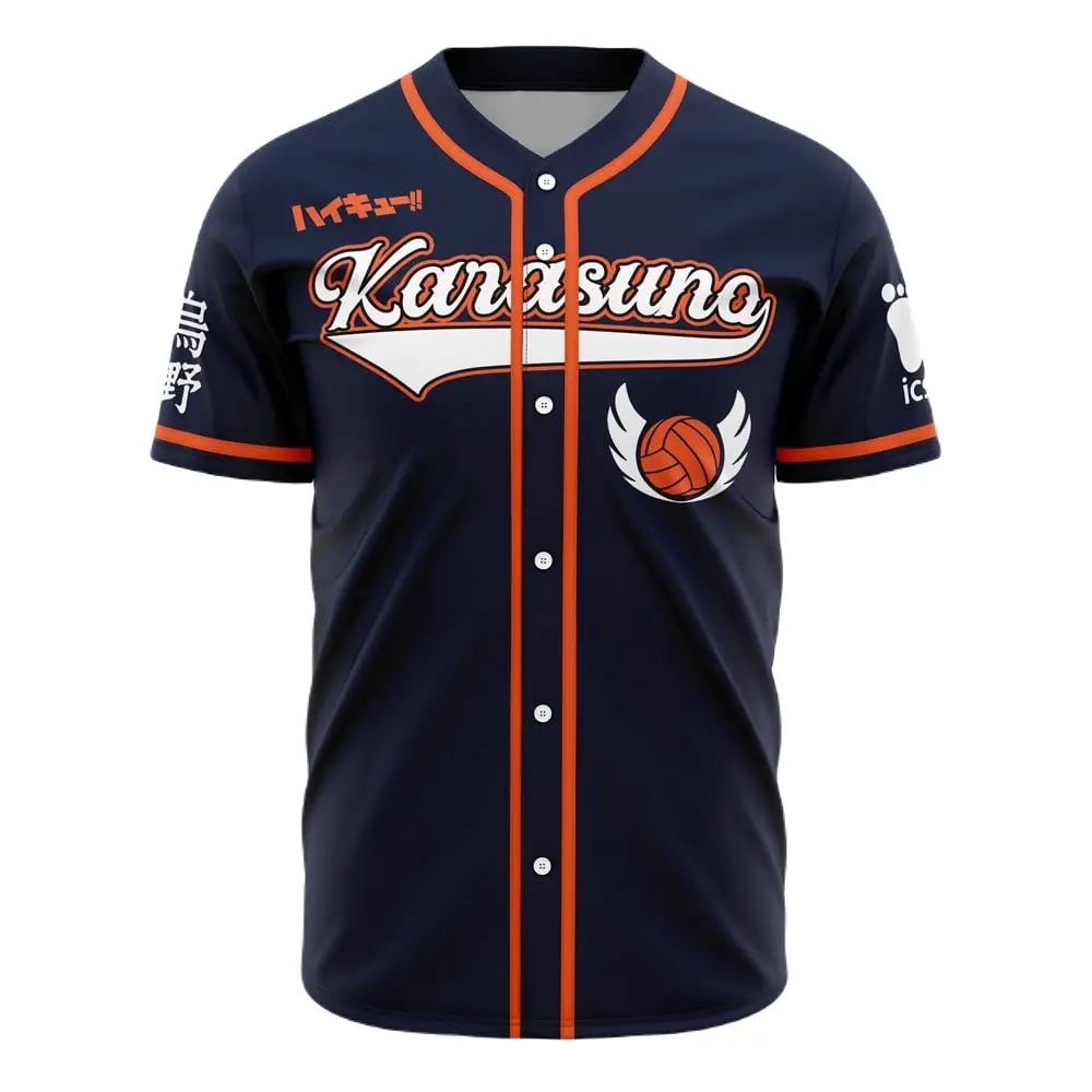 Anime-Inspired Volleyball Jersey - Karasuno Team Cosplay Shirt For Fans