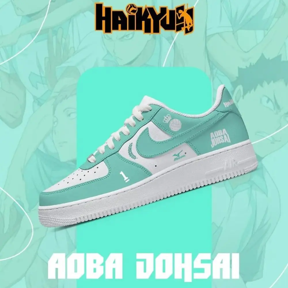 Aoba Johsai Haikyuu AF1 Shoes