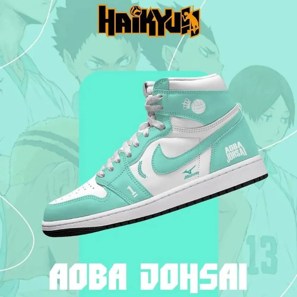 Aoba Johsai Haikyuu AJ1 High Top Shoes