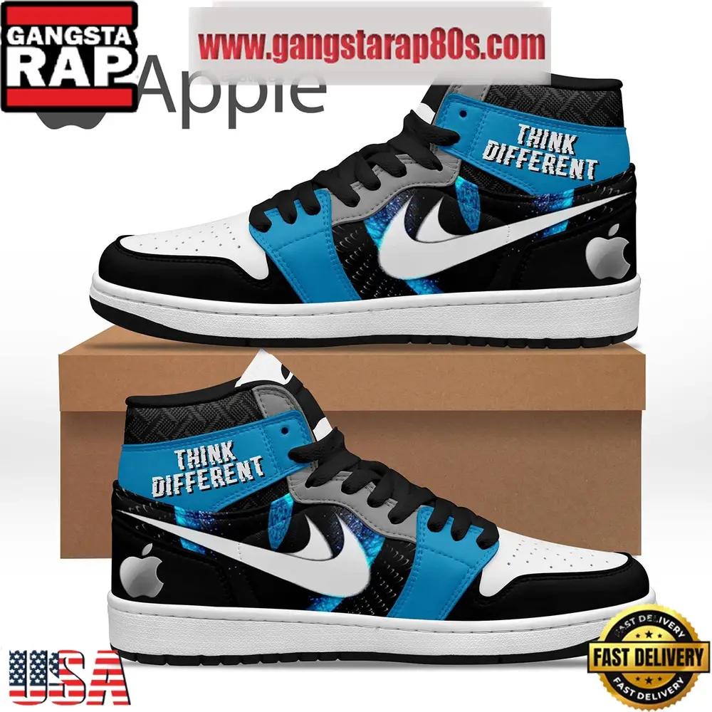 Apple Think Different Air Jordan 1 Sneakers Shoes